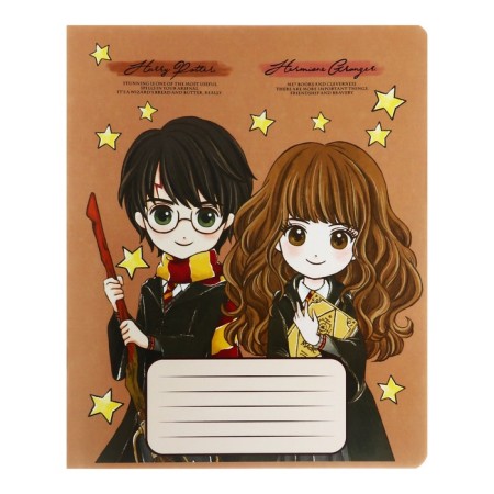 Notebook of 12 sheets in the Harry Potter cage, covered cardboard, offset block 65, 5 species mix-7