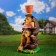 Garden figure "Bears Come friends" 30x27x64cm