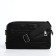Male bag over the shoulder, artificial leather, black color
