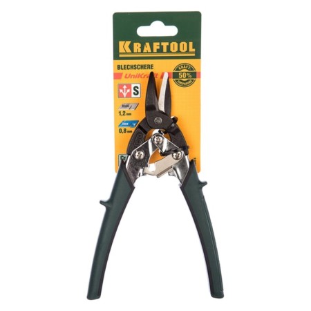Scissors Kraftool Compact, on metal, direct cut, 190 mm-3