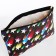 Cosmetic bag-penete on zipper, black color