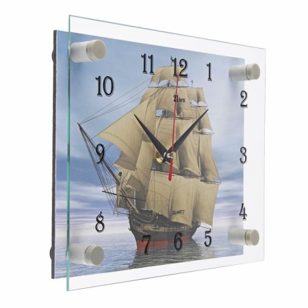 Wall watches: sea, "ship", silent, 20 x 26 cm-3