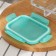 Glass Lockie & Lock Food, with a lid, 600 ml, the color is turquoise