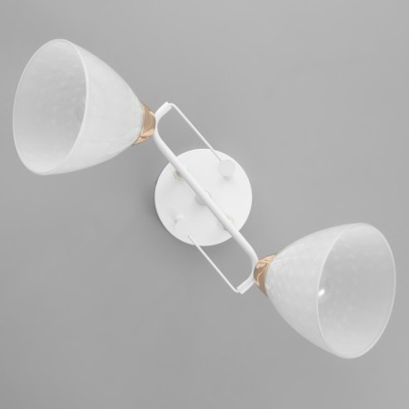 Causte "Natalia" 2x60W E27 white/gold 46x25x26cm-3