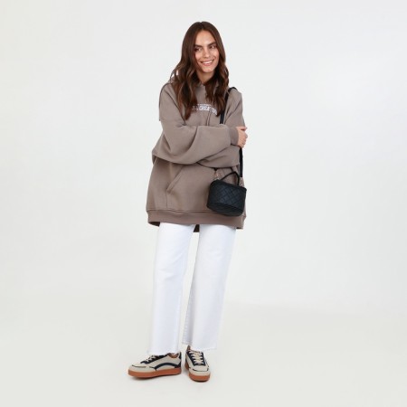 Female bag 16.5*9*10.5 department with a zipper, black-10