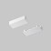 Installation kit with plugs, 2 pcs, Technical Tra084ec-112W, white color