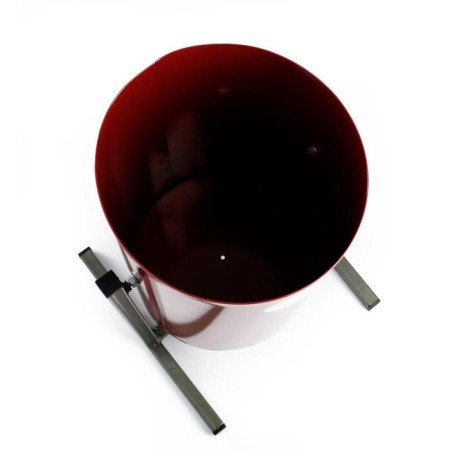 Urna Street "Circle" 18 l, red, tank 0.5 mm, 54 x 31 x 31 cm-2