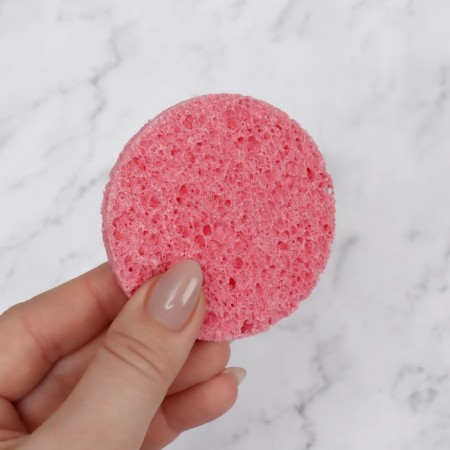 A set of spunges for washing "softness", d = 7 cm, 2 pcs, color mix-2