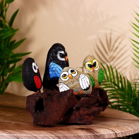 Souvenir "Zavodi" wood, stone 25x15x30 cm-1