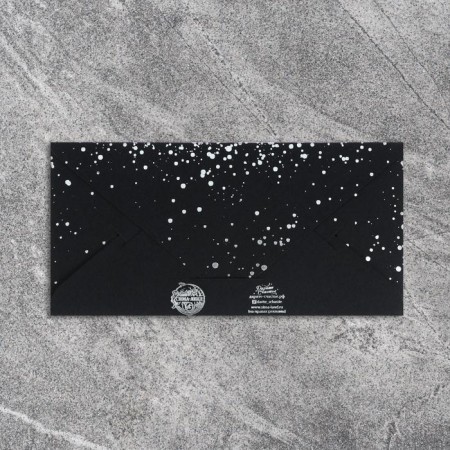 Money envelope "Congratulations", on black craft, embossing, 16.5 x 8 cm-1