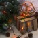 Garland “thread” 3.5 m, IP20, dark thread, 50 lamps, glow of multi, 8 modes, 220 V