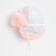 Hat for the girl "Arctic", white/pale pink color, size 52
