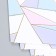 Scrapbooking paper gold "Triangles" density 180 g 15.5x17 cm