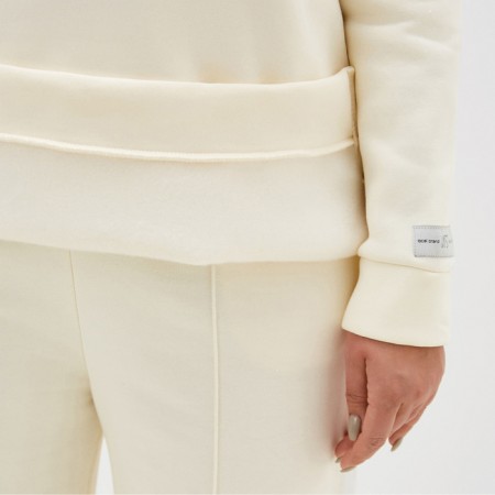 Lenced Women's sweatshirt with the basis of Mist Cozy Style, Milk, Size 52-3