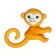 Figure eraser "Monkey", mix