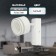 Lamp Wall Era WL49 WH, 83x125x130 mm, IP20, GX53, 15W, white color