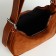 Women's bag with lightning, brown color