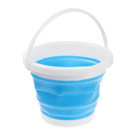 LWM-02 portable mini-stying machine with a bucket of 5 l, folding, blue-7