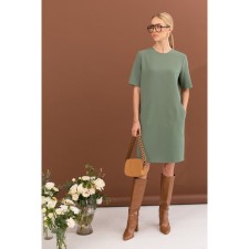 Women's dress, size 42, green color