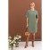 Women's dress, size 42, green color