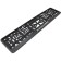 Frame for the car number "Russia", black