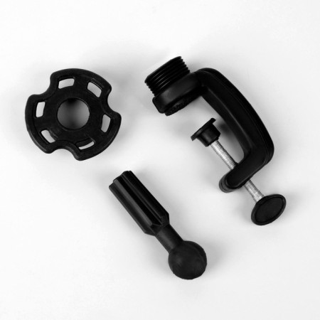 Bracket for training mannequins, universal, 8 x 23 cm, black color-1