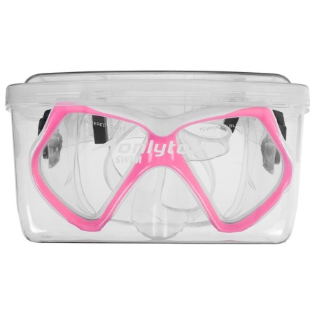 Diving mask Onlytop, white/pink color-6