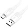 Hoco X84, Type -C cable - USB, 3 A, 1 m, data transfer, PVC, White