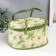 Bamboo Bamboo "Leaves" with handles, lightning 16x20x30 cm