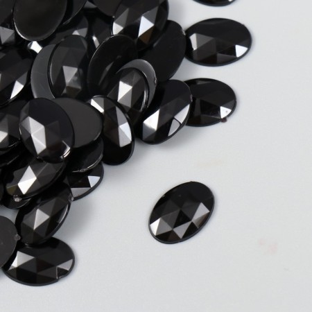Decor for creativity Plastic "Rhil Obv. Midnight" set of 150 pcs 1x1.4 cm