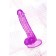 Realistic phallimitator A-Toys byfa Celiam, TPE, Purple color, 20.5 cm