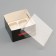 Box for 4 cupcake with a transparent lid, "camouflage", 16 × 16 × 10 cm, confectionery packaging