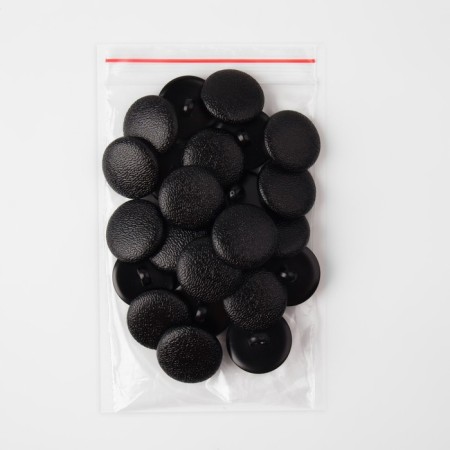 Buttons on the leg, d = 21 mm, black color-3
