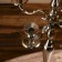 Siden aluminum candlestick for 5 candles 21x41x80 cm