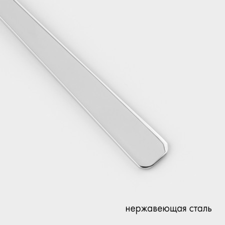 Spoon "Amethyst", h = 19.8 cm, thickness 2.5 mm, silver color-2