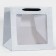 Gift New Year craft with a square bottom and window, 30 x 30 x 30 cm.