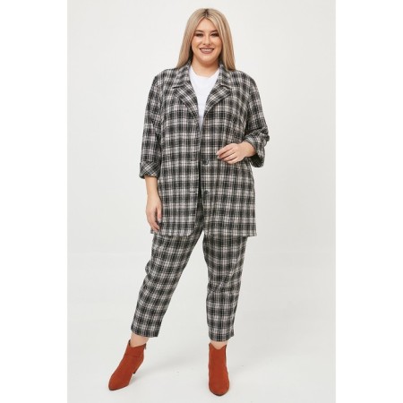 Female suit, size 54, black color
