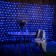 Garland "Network" 2 × 3 m, IP44, UMS, dark thread, 384 LED, glow blue 220 V