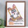Photo frame wood 30x40 cm pine, No. 1 Mokko, 17 mm (plastic screen)