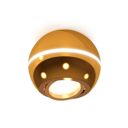 Turning lamp Ambrella Light, XS1105011, MR16 GU5.3 LED 3W, 4200K, Color GOLD YOLD