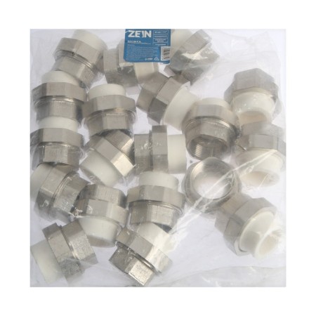 Combined cluttered zein, polypropylene, American, internal thread, d = 32 mm x 1 1/4 "-3