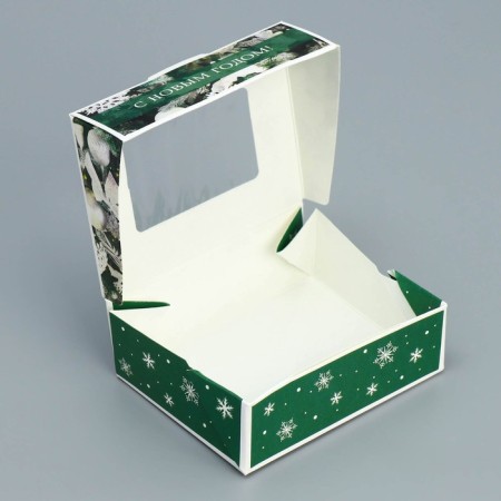 Folding box "Photo", 10 x 8 x 3.5 cm, New Year-3