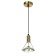 Lamp Bayerlux 2265/1 LED 5W gold 13x13x19-119 cm