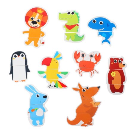 Developing magnets "Collect animals" (set 24 pcs)-4