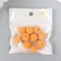 Beads for creativity velvet spraying "saffron" set 10 pcs d = 1.4 cm