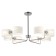 Ceiling EVOLUCE lamp. Sle1121-102-08. Aerin. 8x40 watts, E14, 86x86x46 cm, chromium color