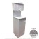 Washbuilder "Aquarius", cottage, without euns, plastic sink, 17 l, color antique silver
