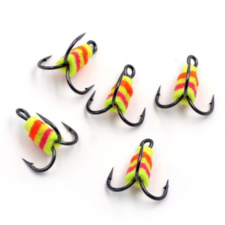 Trino hook Yaman "torch", size 14 int, 5 pcs.
