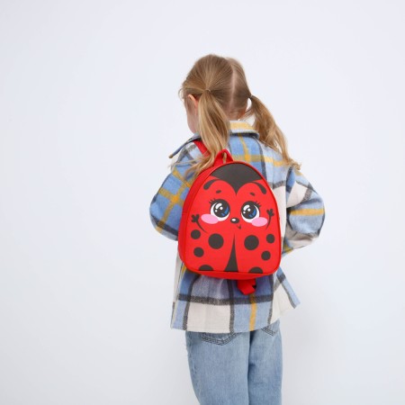 Baby backpack for the girl "God's ladybug", district. 23x20.5 cm-9