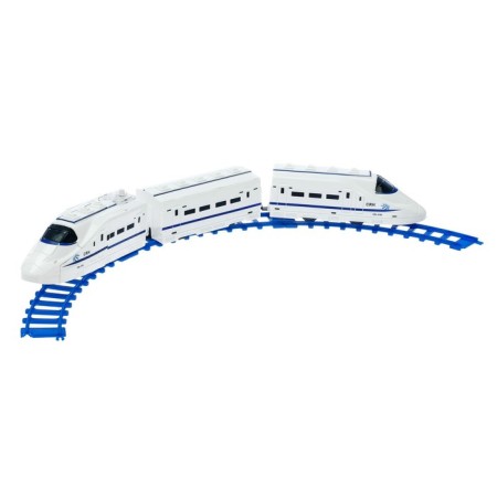 Robot railway, works from batteries, light and sound-1